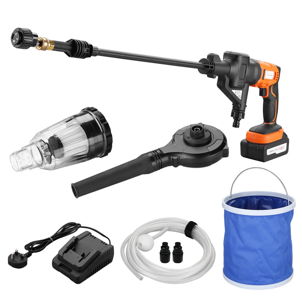 3-in-1 Cordless Battery Pressure Washer, Vacuum & Blower