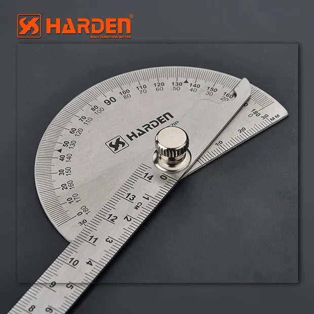Bevel Protractor Angle Ruler 90x150mm - منقلة زوايا معدنية