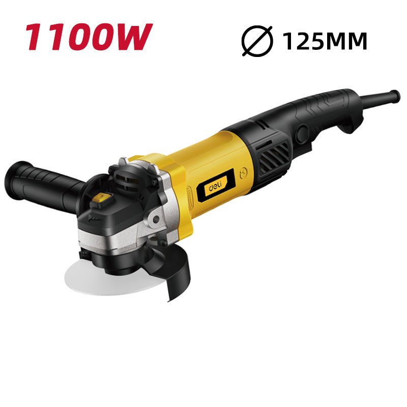 Deli 1100W Angle Grinder (125mm) - صاروخ