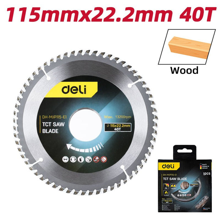 Deli Tct Saw Blade (115x22.2mm) 40T - ديسك قص خشب