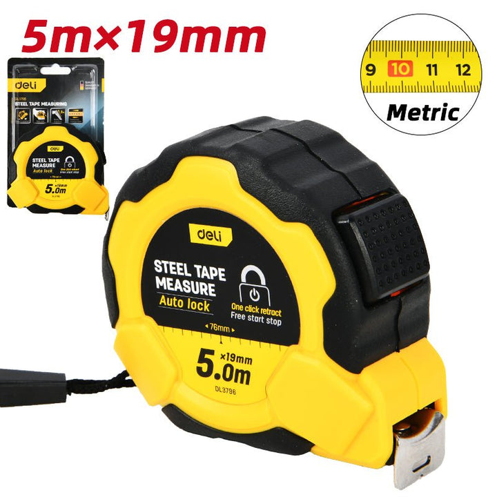 Deli Steel Tape Measure (5m*19mm) - متر صناعي
