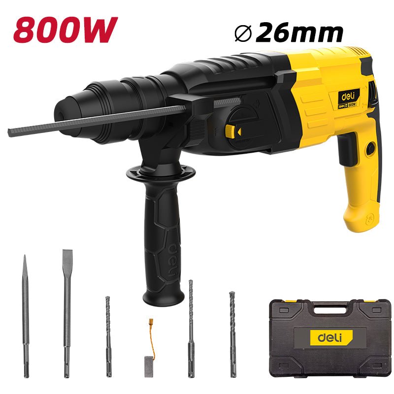 Deli 800W Rotary Hammer SDS Max - SDS مقدح