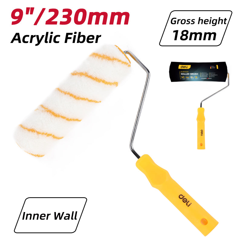 Deli 9" Cylinder Brush (Inner Wall) - مسكة رول دهان