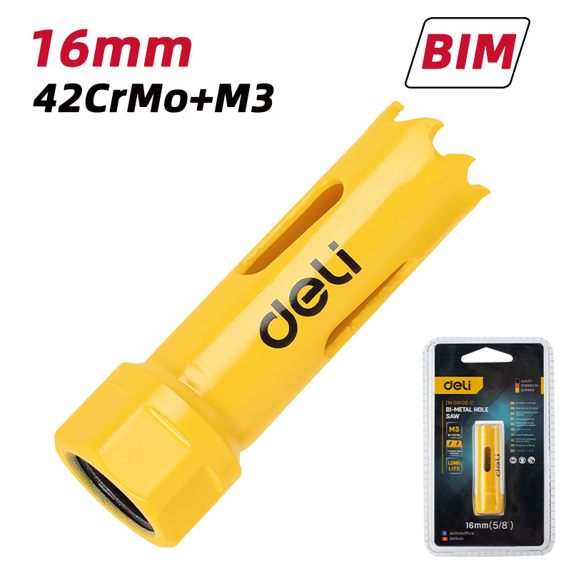 Deli Bi-Metal Hole Saw (16mm) - قوارة حديد