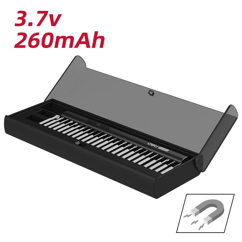Deli Electric Precision Magnetic Screwdriver 28Pcs Set - مفك براغي كهربائي دقيق