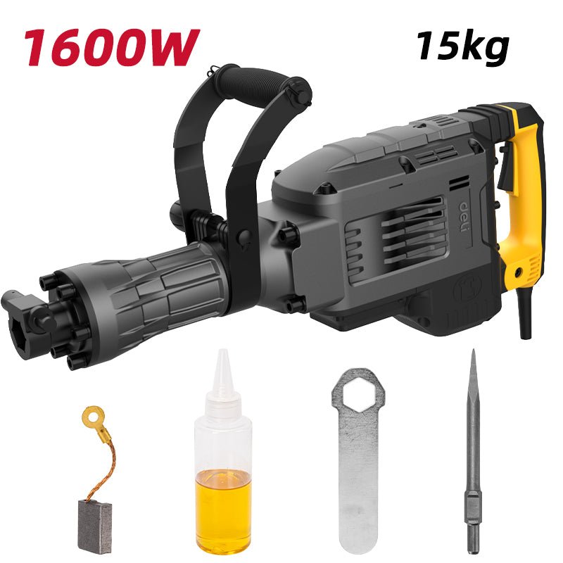 Deli 1600W Industrial Demolition Breaker - كومبرسور تكسير صناعي