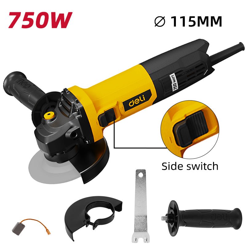 Deli 750W Angle Grinder (115mm) - صاروخ