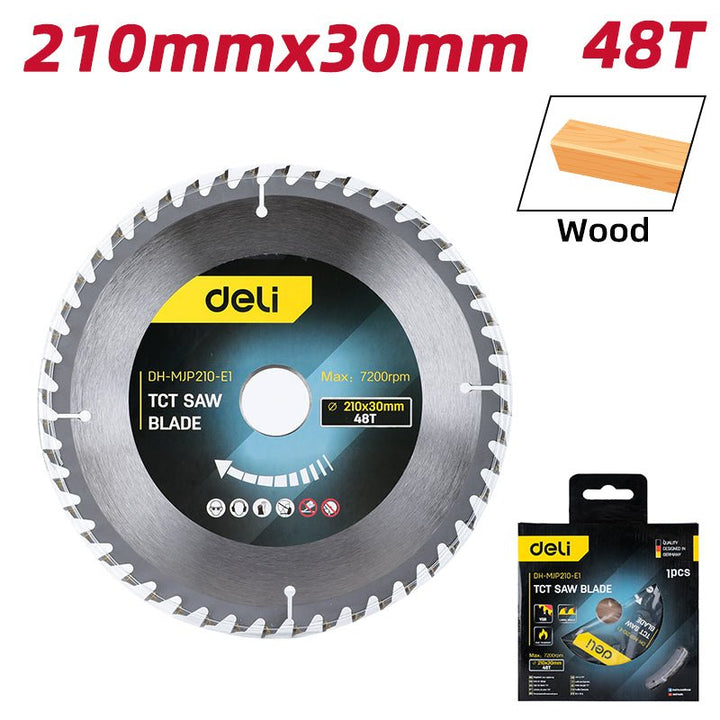 Deli Tct Saw Blade (210x30mm) 48T - ديسك قص خشب