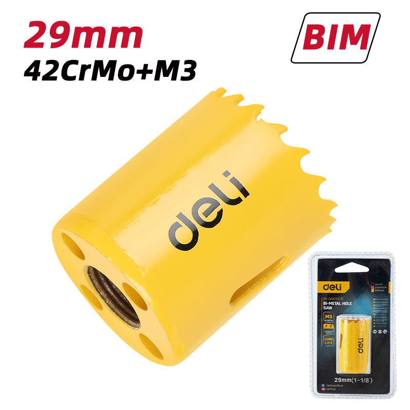 Deli Bi-Metal Hole Saw (29mm) - قوارة حديد