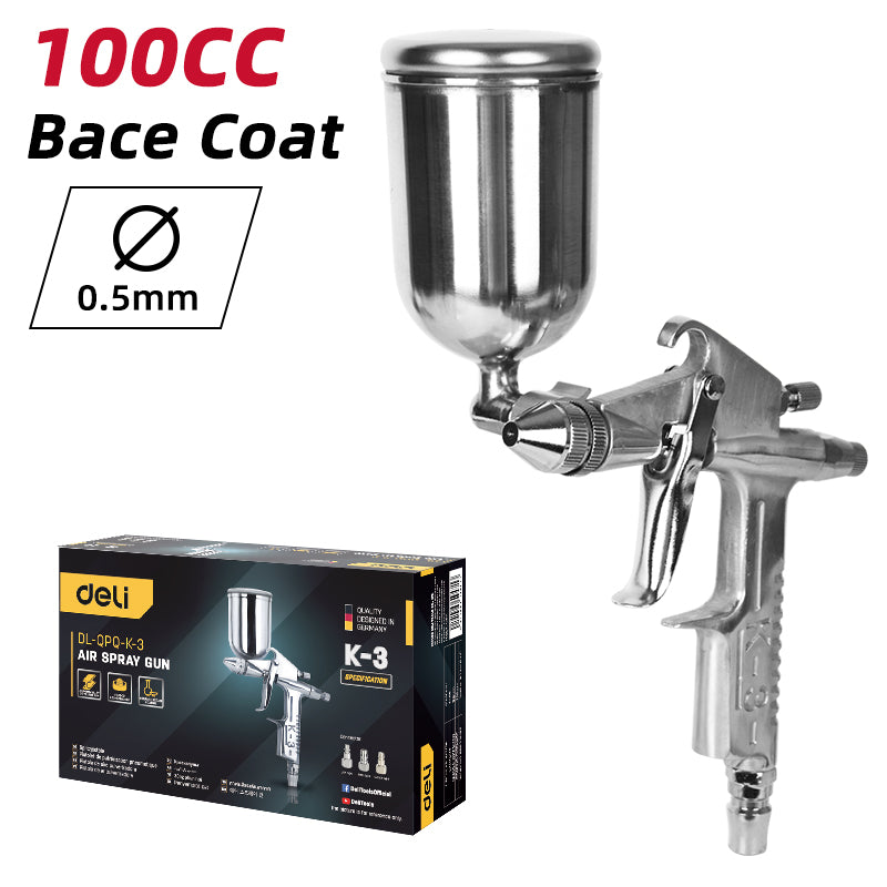 Deli 100cc Air Spray Gun - فرد رش بويا طاسة من الاعلى