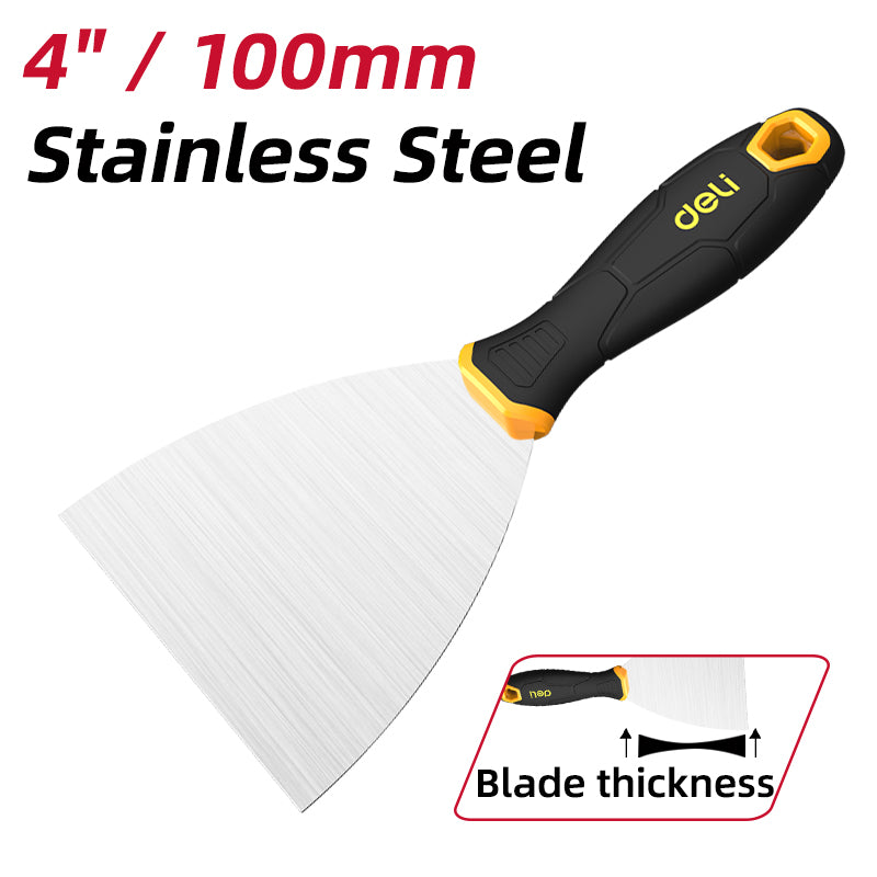Deli 4" Putty Trowel - مشحاف ستانلس