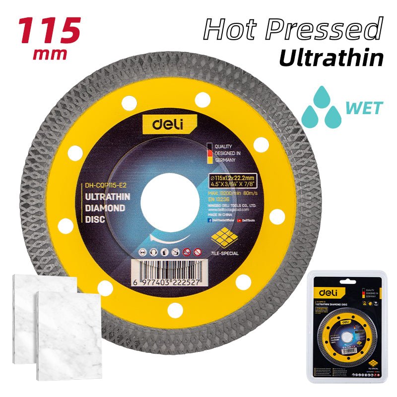 Deli Mesh Rim Ultrathin Diamond Disc (115x22.2mm) - ديسك الماس موديل شبك