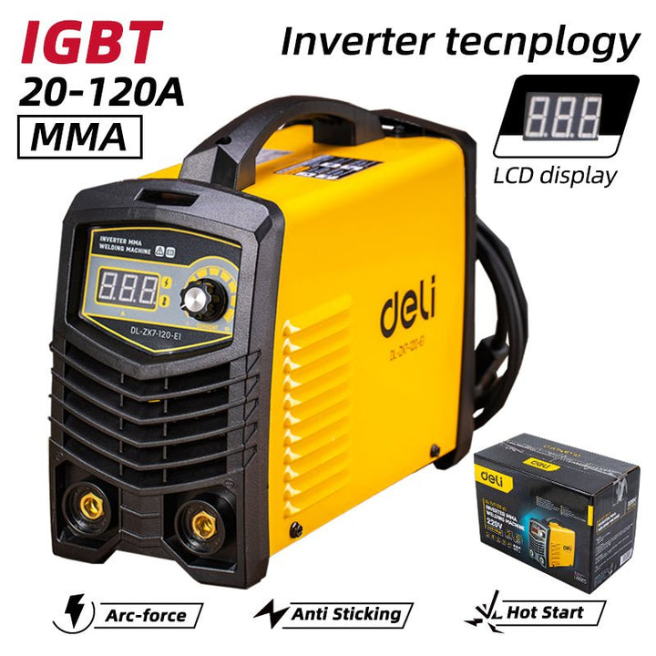 Deli Inverter MMA Welding Machine Full Set (20-120A) - مكنة تلحيم