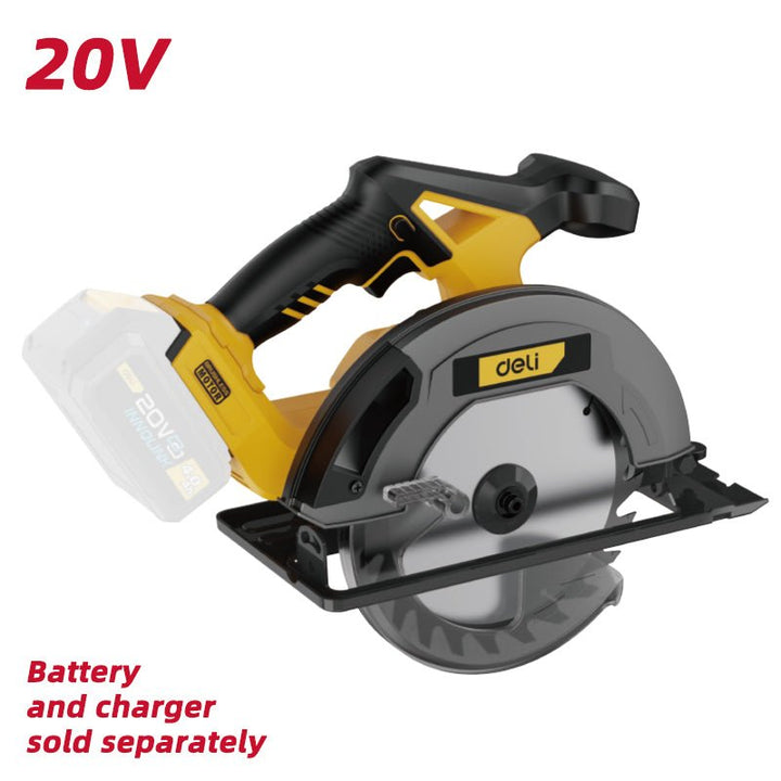 Deli 20V Brushless Motor Lithium-ion Circular Saw (185mm) (Tool Only) - منشار صدر عالبطارية