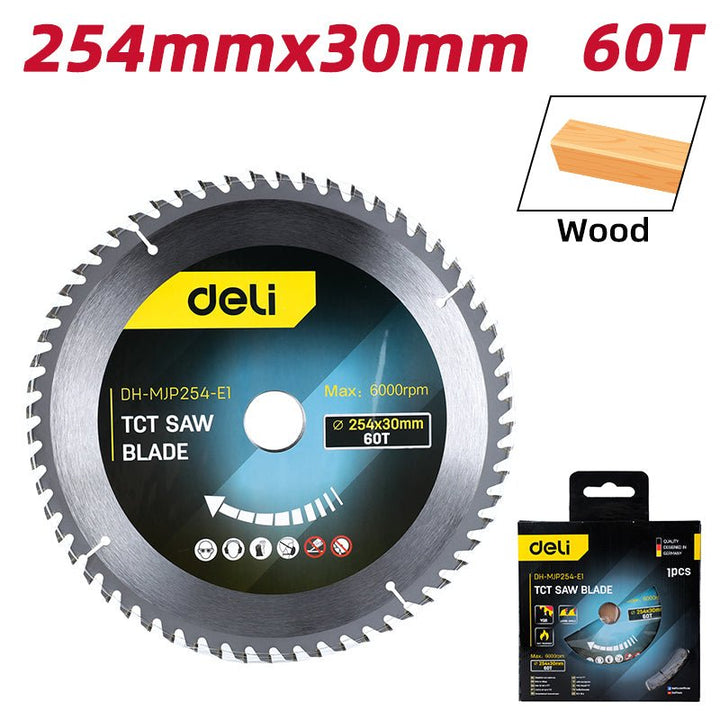 Deli Tct Saw Blade (254x30mm) 60T - ديسك قص خشب