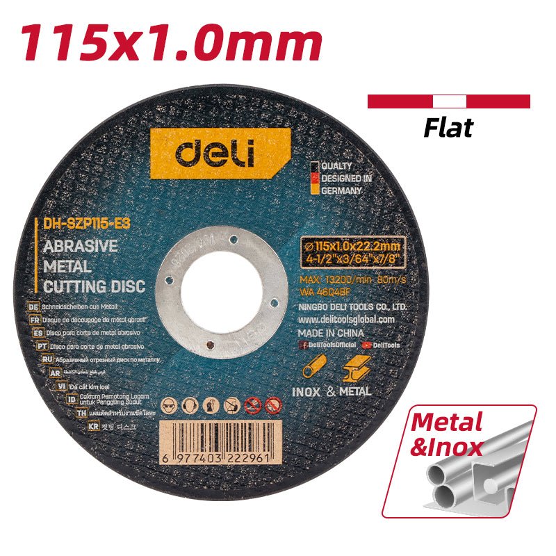 Abrasive Metal Cutting Disc (115x1.0mm) - ديسك قص حديد