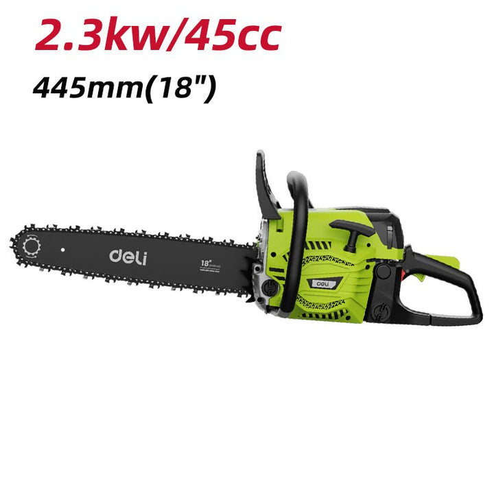 Deli 18" Gasoline Chain Saw (2.3kW/45cc) - منشار حطب على البنزين
