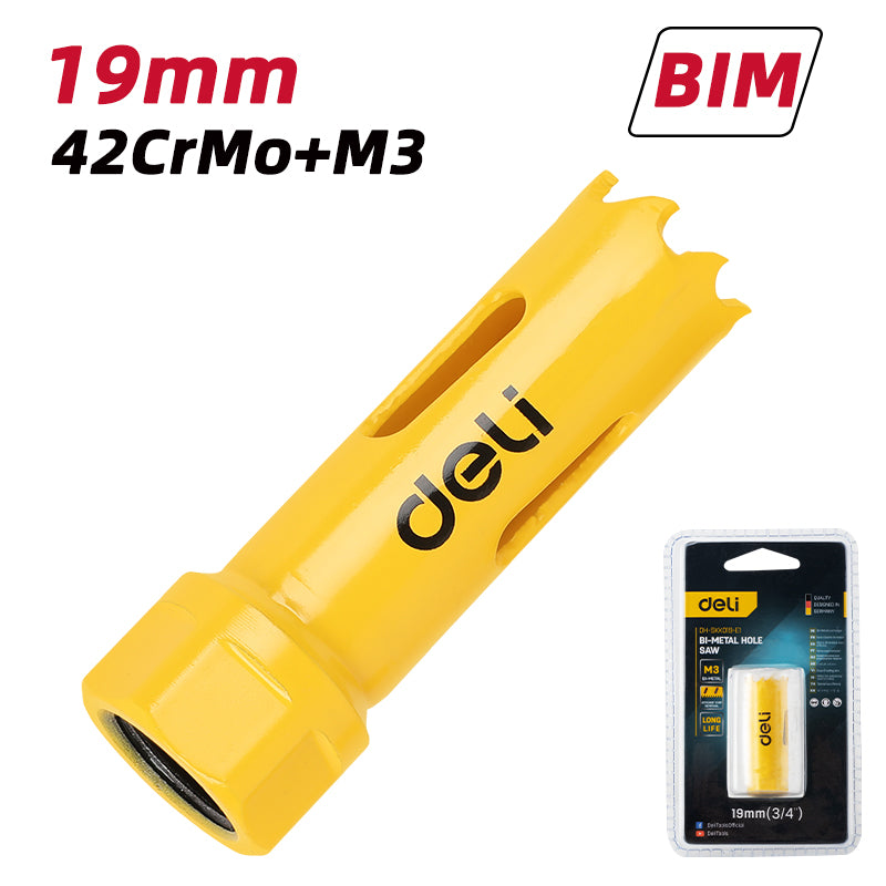 Deli Bi-Metal Hole Saw (19mm) - قوارة حديد