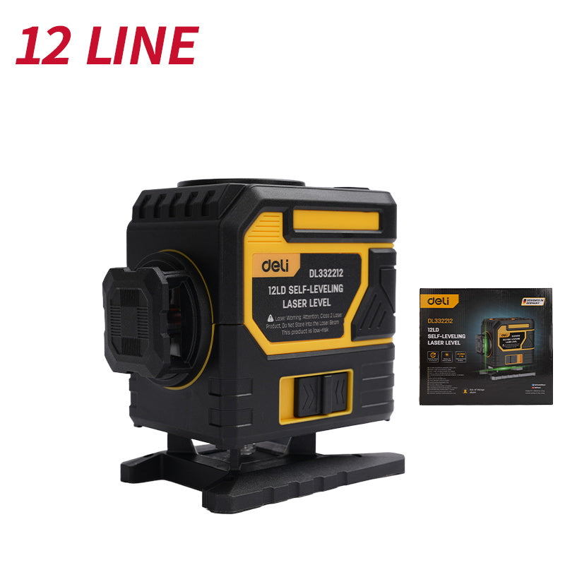 Deli 12 Lines Rechargeable Self-Leveling Laser 360