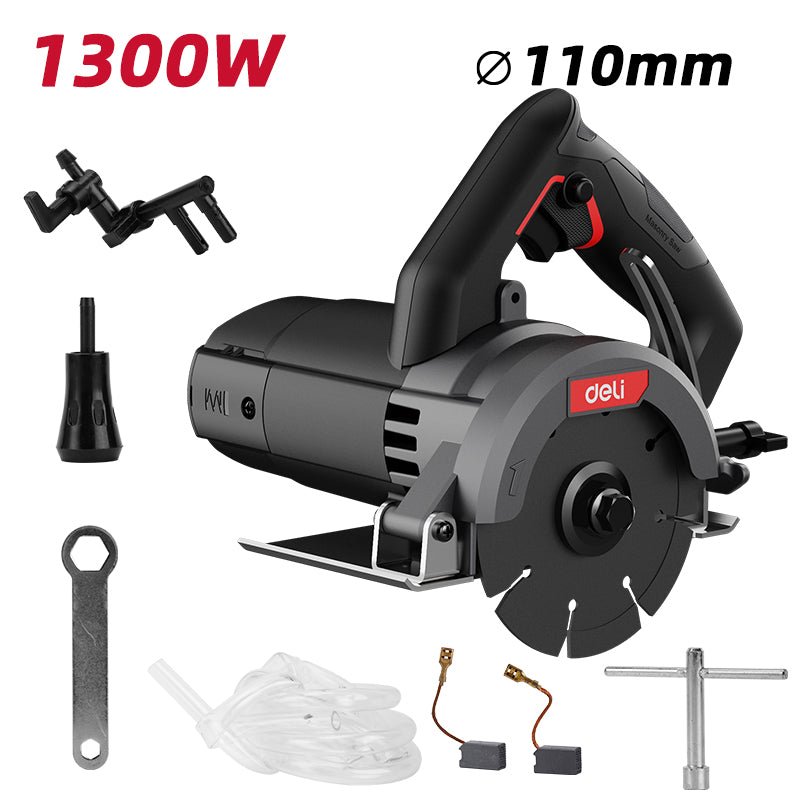 Deli 1300W Marble Cutter Red Series - منشار غرانيت صناعي