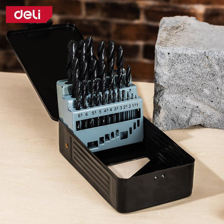 25Pcs Hss Drill Bit Set - مجموعة 25 قطعة من ريش الحفر HSS