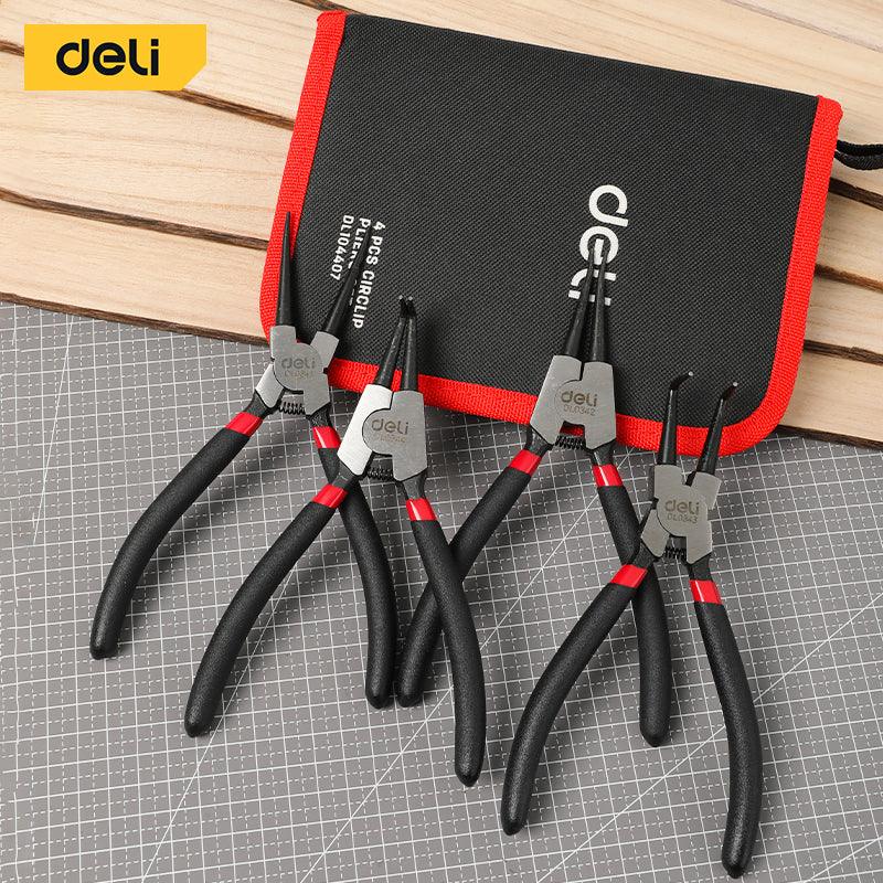 7" Circlip Pliers 4 Pc Set - بانسة سكمان 4 قطع