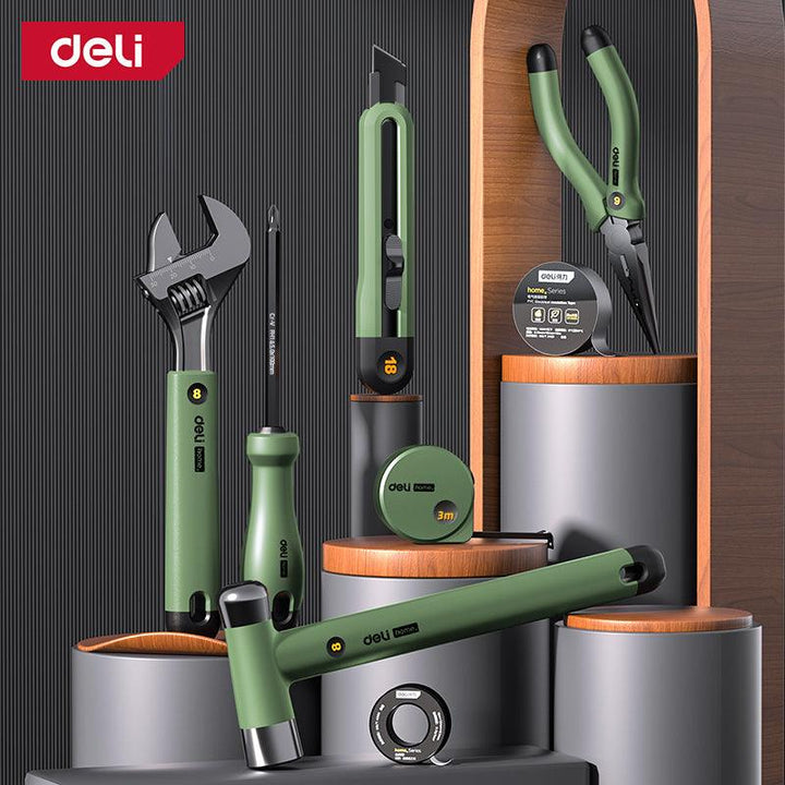 8 Pcs Home Series Tool Sets (Green) - طقم عدة 8 قطع