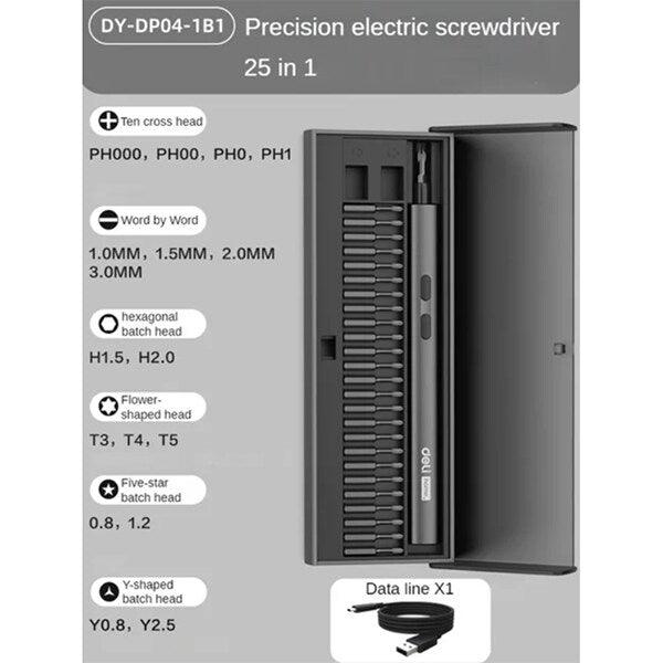 Electric Precision Screwdriver Set - مفك براغي كهربائي دقيق