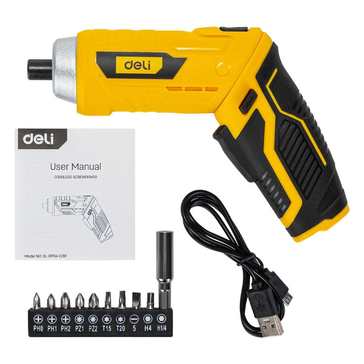 3.6V Lithium-Ion Cordless Screwdriver (3N.m) - مفك بطارية قلم+شنطة+اكسسوار