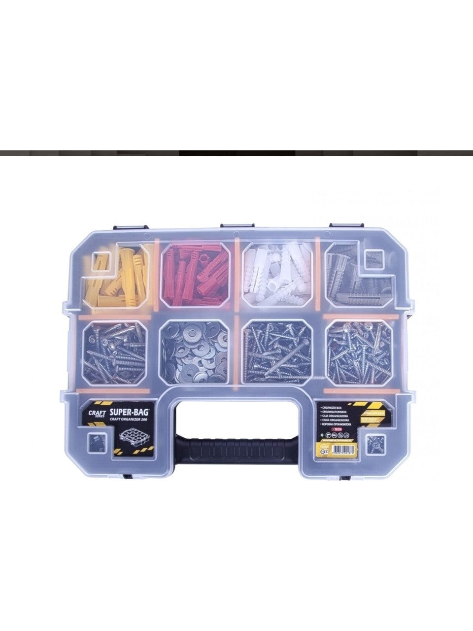 13" Parts Organizer Stackable 32x24x6 cm
