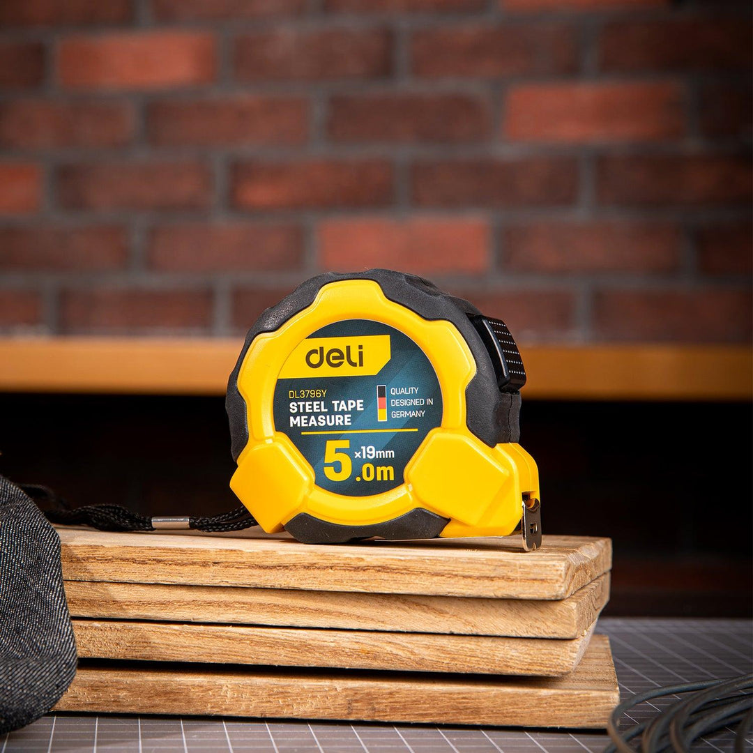 Steel Measuring Tape (5m*19mm) (Self-Lock) - متر قياس