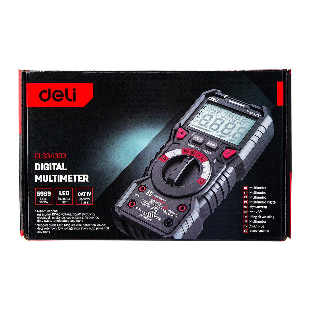 Digital Multimeter (3 5/6 CAT IV 600V) (6k Display) - ساعة فحص