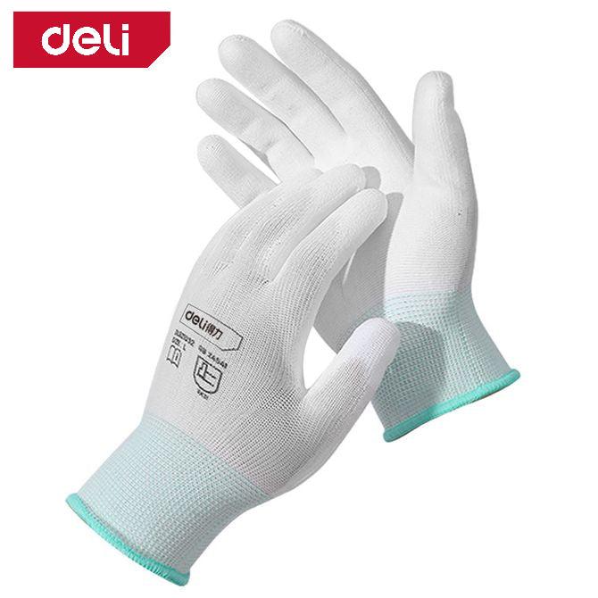 Polyester Pu Coating Gloves (12 Pairs) - قفازات بوليستر بطبقة PU