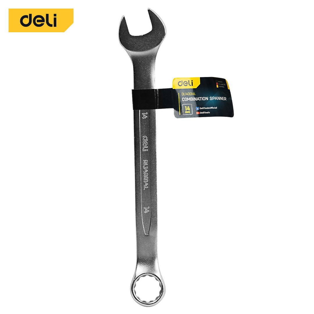 Cờ lê vòng miệng Deli EDL140014L 14 mm
