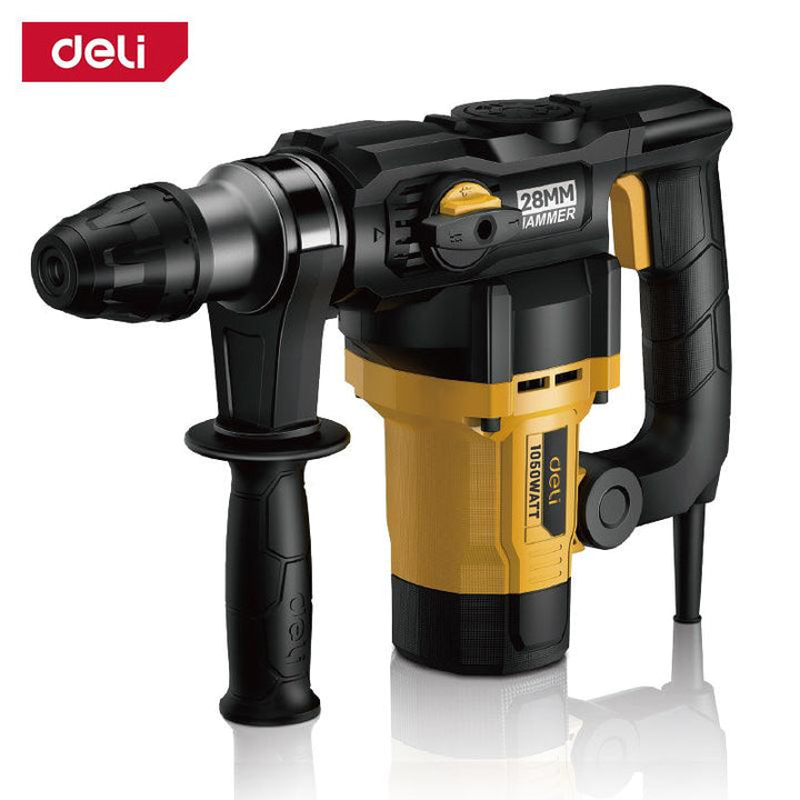 Deli 1050W Rotary Hammer SDS MAX - كومبرسور برم وتكسير صناعي
