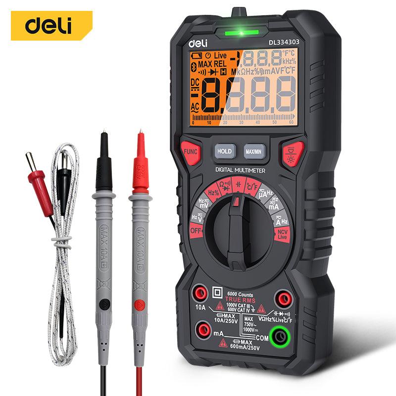 Digital Multimeter (3 5/6 CAT IV 600V) (6k Display) - ساعة فحص