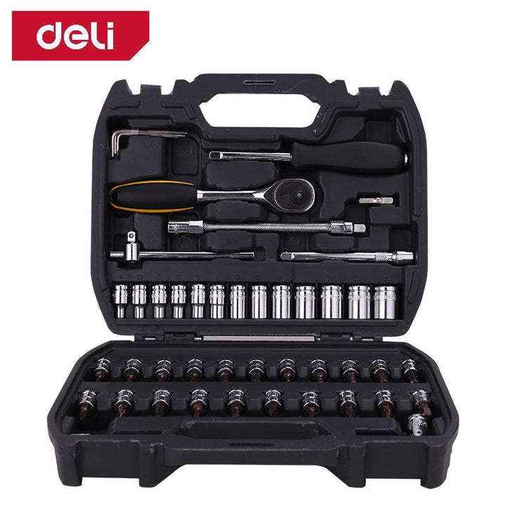 1/4" 46Pcs Socket Set - 46Pcs طقم 1/4" طربوش طقطاق