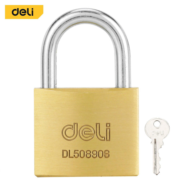 Deli Brass Padlock (50mm) - قفل نحاس