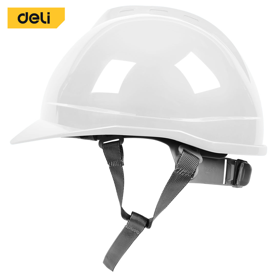 New PE Safety Helmet White (Made in United Kingdom) - طاسة حماية موقع ابيض