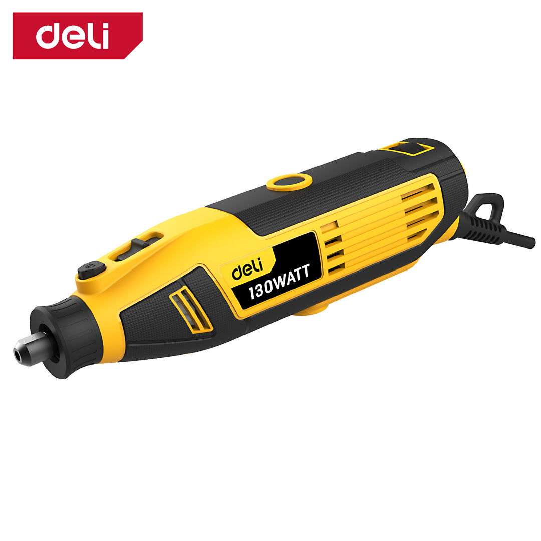 Deli 130W Mini Grinder 42Pcs Set - مقدح نواعم