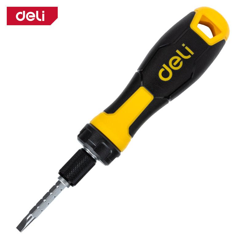 2 In 1 Ratchet Screwdriver (6.35x180mm) - مفك براغي بمفتاح جَزْر 2 في 1