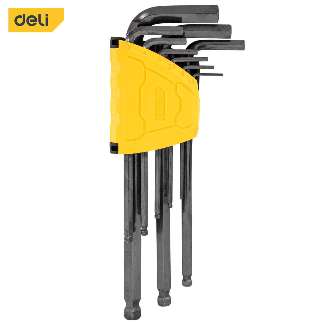 9pc Ball Point Hex Key Set - 9Pcs طقم مسدس غلة