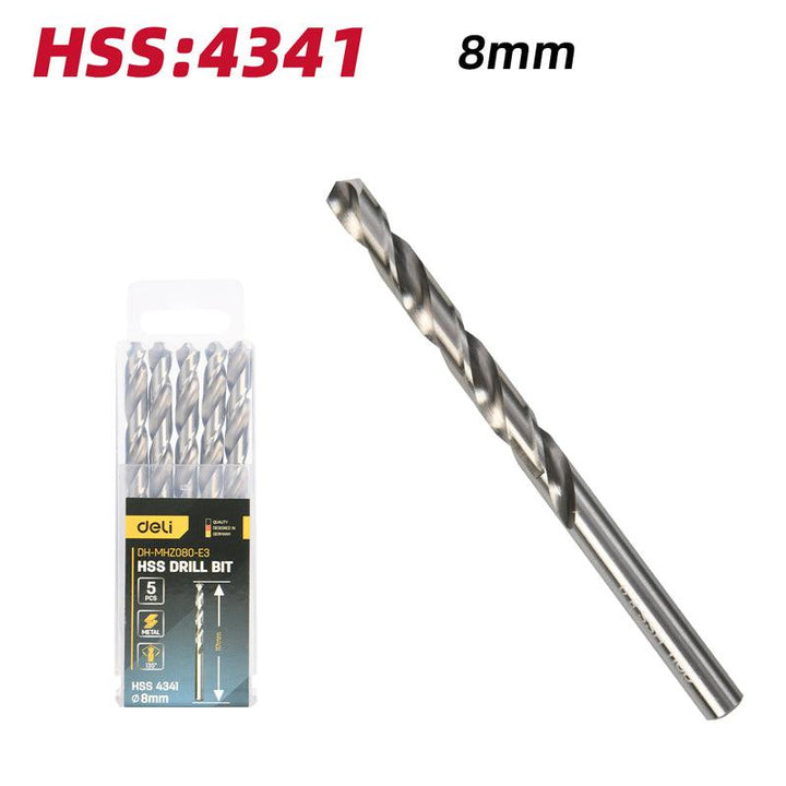 4341 Hss Drill Bit 8mm (5pcs) - HSS 4341 ريشة حديد