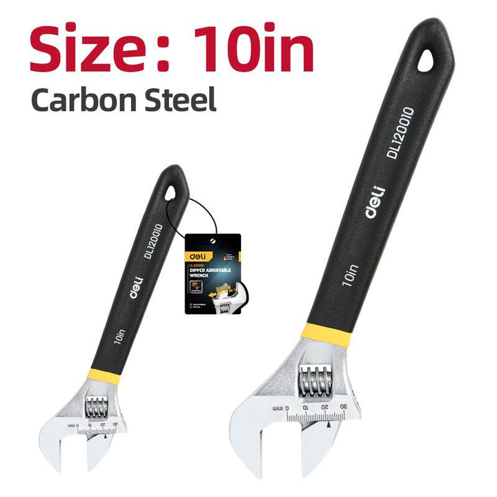 10" Dipped Adjustable Wrench - مفتاح انكليزي