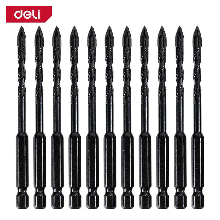 10pcs Glass Drill Bit Set (6mm) - مجموعة 10 قطع من ريش حفر الزجاج