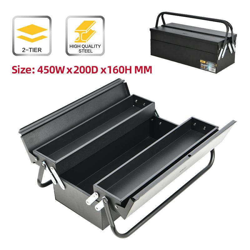 3-Tray Cantilever Steel Tool Box - صندوق أدوات فولاذي 3 طبقات