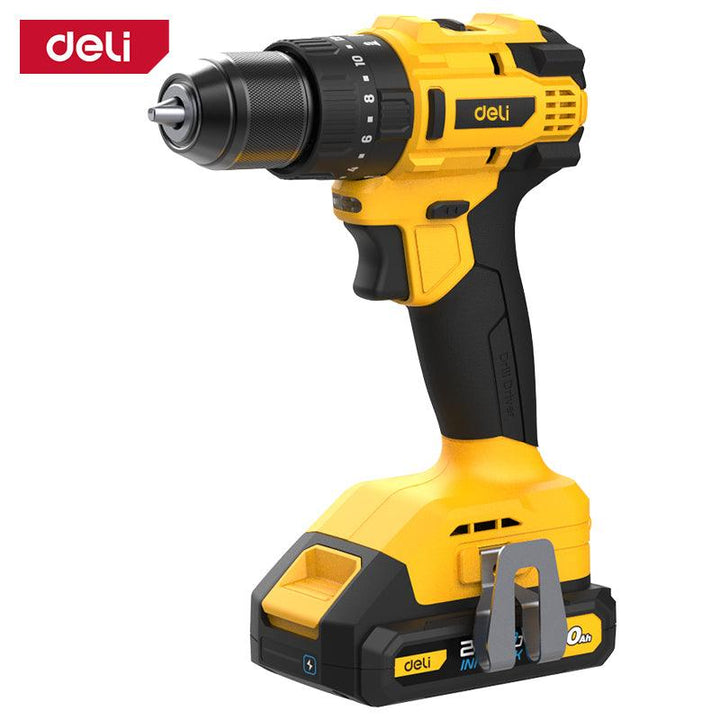 20V Brushless Motor Lithium-ion Impact Drill 55Nm 13MM 2.0Ah (2) - مقدح بطاريتين ليثيوم شنطة صناعي