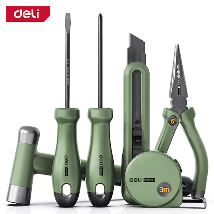 6 Pcs Home Series Tool Sets (Green) - طقم عدة 6 قطع