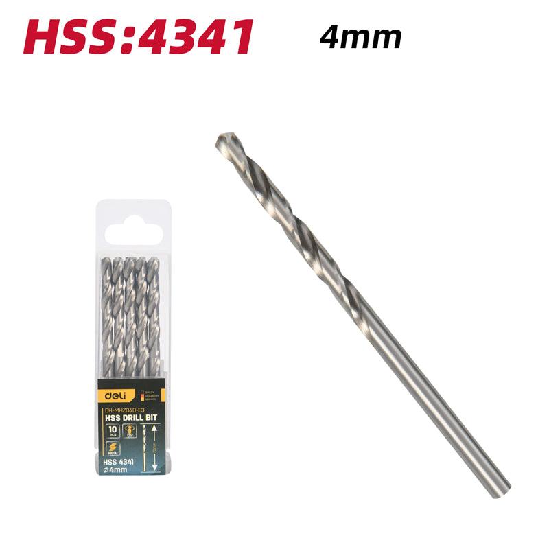 4341 Hss Drill Bit 4mm (10pcs) - HSS 4341 ريشة حديد