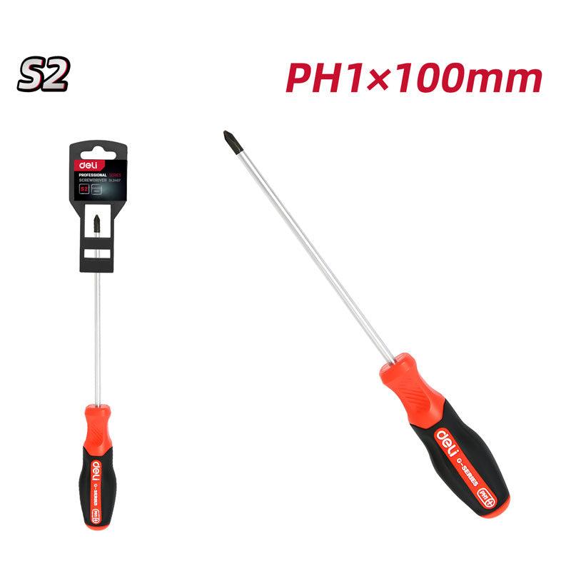 Phillips Screwdriver (5x100mm) (Red Series) - مفك براغي صليب